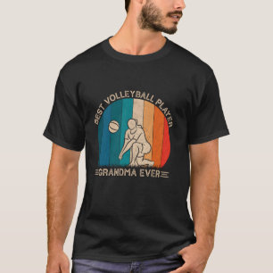 Retro Volleyball Player Design für Oma Cool Mo T-Shirt