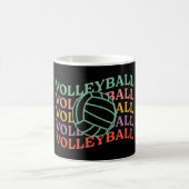 Retro Volleyball Sport Kaffeetasse (Mittel)
