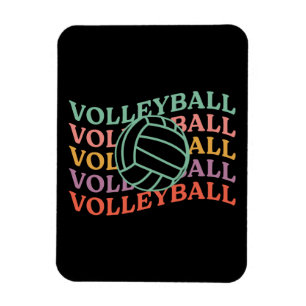 Retro-Volleyball-Sport Magnet