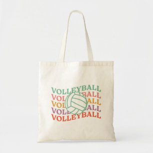 Retro Volleyball Sport Tragetasche