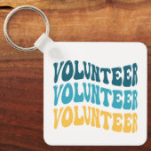 Retro Volunteer Schlüsselanhänger (Vorderseite)
