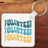 Retro Volunteer Schlüsselanhänger (Rückseite)