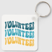 Retro Volunteer Schlüsselanhänger (Rückseite)