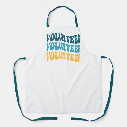 Retro Volunteer Schürze (Vorderseite)
