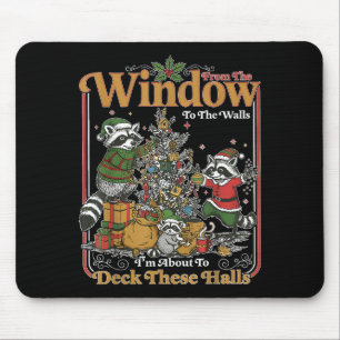 Retro von den Fenstern bis zu den Wänden Lustiger Mousepad
