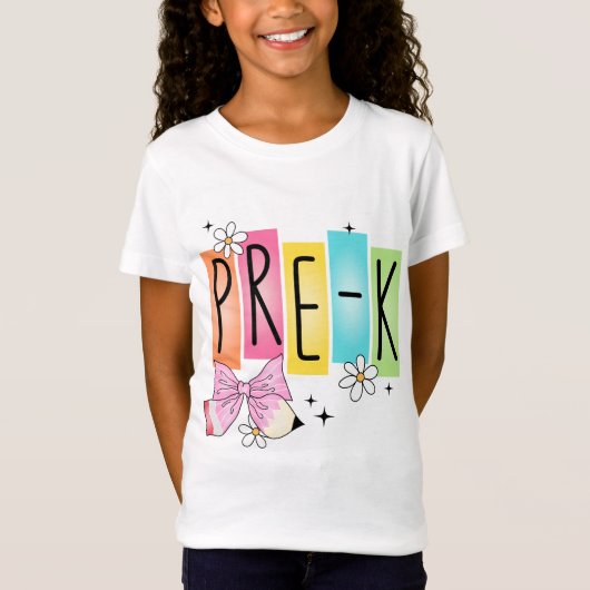 Retro Vorschule T-Shirt (Vorderseite)
