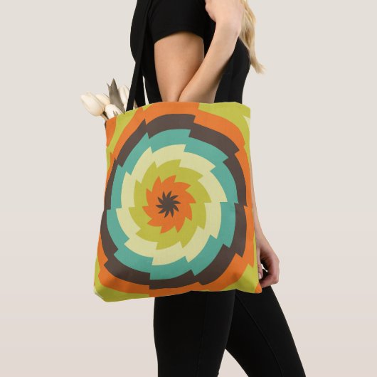 Retro Vortex Kaleidoskop Tasche (Von Nahem)