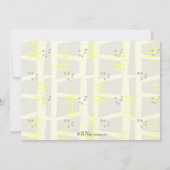 Retro Vortrag über die städtische Dusche Einladung (Rückseite)