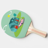 Retro Vorurban House Ping Pong Paddle Tischtennis Schläger (Seitenansicht)