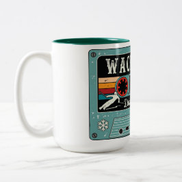 Retro Wachusett Mountain Ski Zweifarbige Tasse
