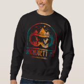 Retro Wachusett Skiabenteuer Sweatshirt (Vorderseite)