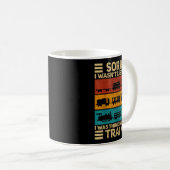 Retro Wagon Train Lover Model Railroad Conductor F Kaffeetasse (VorderseiteRechts)
