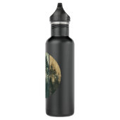 Retro Waldbäume im Freien Natur Frauen Vinta Edelstahlflasche (Rechts)