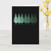 RETRO WÄLDER WANDERN JUNGE Lumberjack Wanderer Karte (Gelbe Blume)