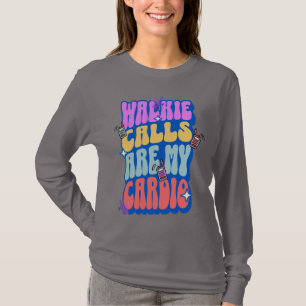 Retro-Walkie-Anrufe sind meine Cardio Funny T-S T-Shirt