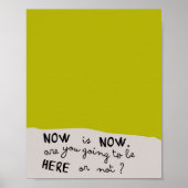 Retro-Wall-Art, Zitat-Kunstdruck, Retro-Farbdruck Poster (Vorne)