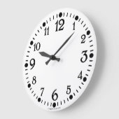 Retro Wall Clock für alte Schreibmaschine Große Wanduhr (Winkel)