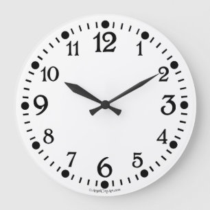 Retro Wall Clock für alte Schreibmaschine Große Wanduhr