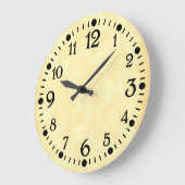 Retro Wall Clock für alte Schreibmaschine Große Wanduhr (Winkel)