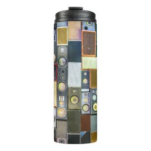 Retro Wall-Hung: Design Vintager Lautsprecher Thermosbecher