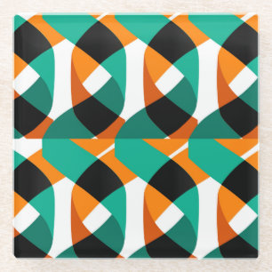 Retro-Wallpaper: Vintage-Design Glasuntersetzer