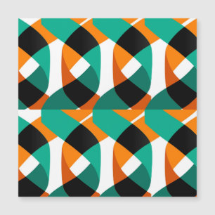 Retro-Wallpaper: Vintage-Design Magnetkarte
