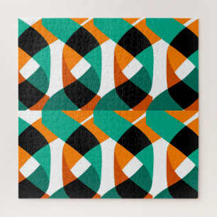 Retro-Wallpaper: Vintage-Design Puzzle