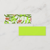 Retro Walpaper Mini Visitenkarte (Vorne/Hinten)