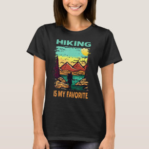 Retro-Wandern ist mein Lieblingsplatz im Freien T-Shirt