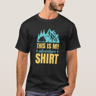 Retro Wandertour auf dem Felsen Retro Sonnenunterg T-Shirt
