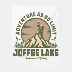 Retro-Wanderung Joffre Lake Fleecedecke