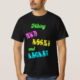 Retro-Wanderung Matsch Felsen und Reue T-Shirt