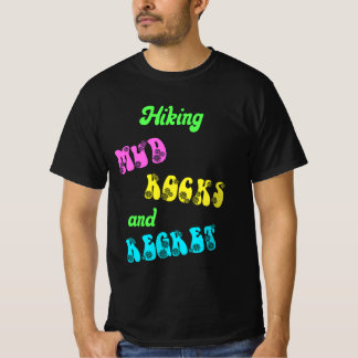 Retro-Wanderung Matsch Felsen und Reue T-Shirt