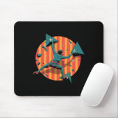 Retro-Wandkletterer Indoor-Boulder-Sport-Geschenke Mousepad (Mit Mouse)