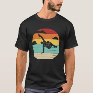 Retro-Wandlauf-Traceur-Trainings-Jumper-Parkour T-Shirt
