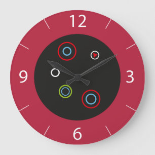 Retro-Wanduhr Große Wanduhr