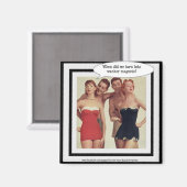 Retro 'Wanker' Magnet (Vorderseite/Rückseite)