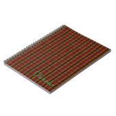 Retro Warm Circles Notizblock (Linke Seite)