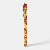 Retro Warm Floral Pattern Phone Case iPhone Hülle (Linke Seite)