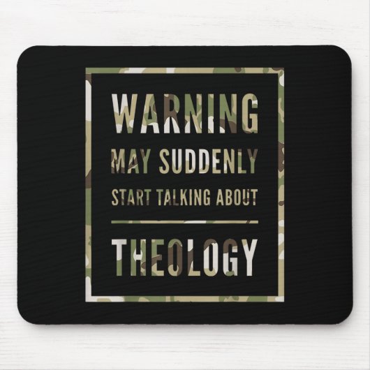 Retro-Warnung Kann Plötzlich Über Rot Reden Mousepad (Vorne)