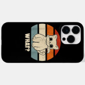 Retro, was Katzenmesser bedeuten, dass Kätzchen Ma Case-Mate iPhone Hülle (Rückseite (Horizontal))