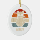 Retro, was Katzenmesser bedeuten, dass Kätzchen Ma Keramik Ornament (Rechts)