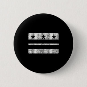 Retro Washington Dc Flagge des District of Columbi Button