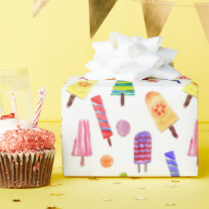 Retro Wasserfarbene Eros Bendato Niedliche Kunst, Geschenkpapier