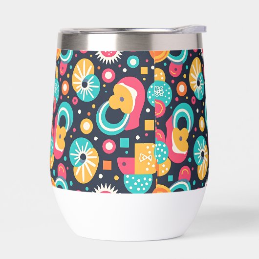 Retro-Wasserflasche, isoliert (Links)