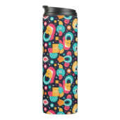 Retro-Wasserflasche, isoliert Thermosbecher (Nach rechts gedreht)