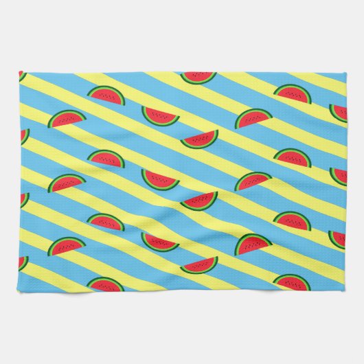 Retro Wassermeleken Geschirrtuch (Horizontal)