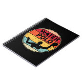 Retro Water Polo - Vintages H2 Polo Waterpolo Notizblock (Linke Seite)