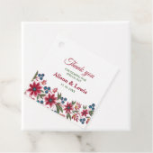 Retro Watercolor Florals Geschenkanhänger (Beispiel)