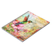 Retro Watercolor Hummingbird Notizblock (Linke Seite)